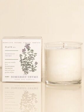 KOBO PLANT THE BOX CANDLE SOMERSET THYME